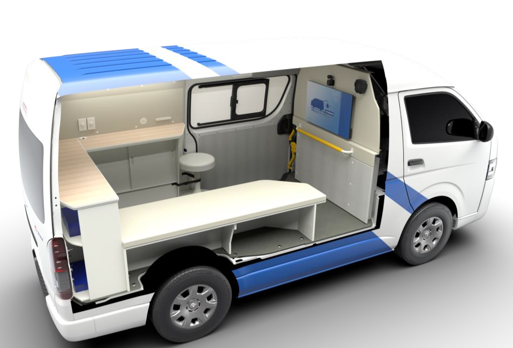 【トヨタ車体による医療MaaS】医療空白地・通院困難者に寄り添う遠隔医療ソリューション